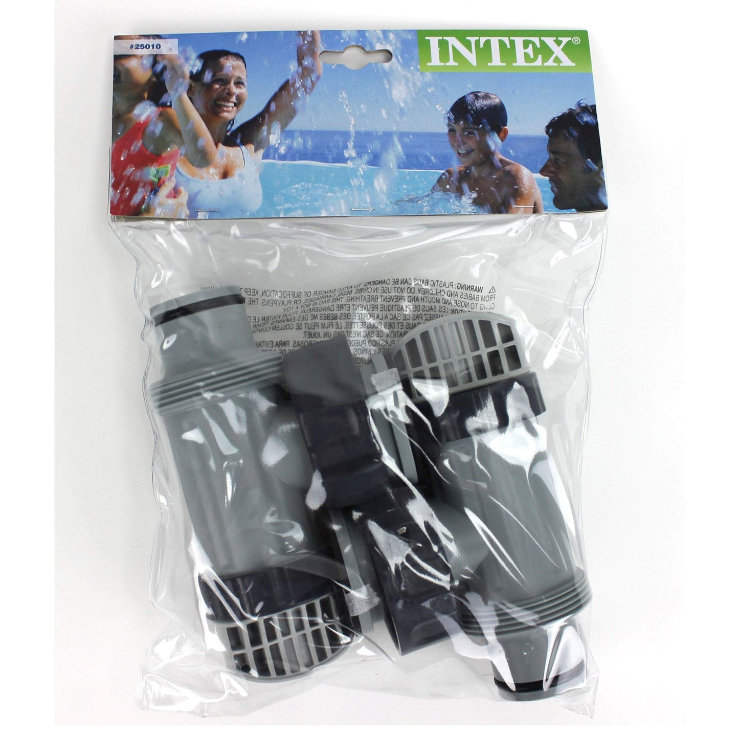 Intex Above Ground Plunger Valves with Gaskets & Nuts + Hose Adapters (2 Each)