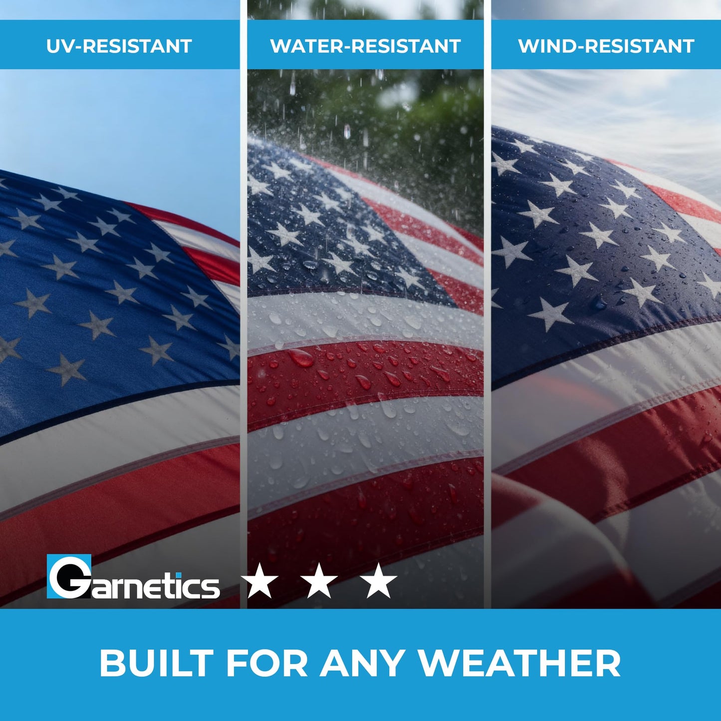 American Flag | American Flags for Outside 4X6 |100% Made in USA Flags-not imported - US Flag 4X6 American Flag Heavy Duty Outdoor with Embroidered Stars and Sewn Stripes | Flag for Outside-FMAA CERTIFIED