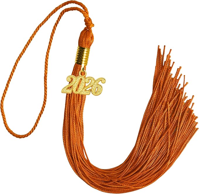 GraduationMall Single&Multiple Color Graduation Tassel with 2026 Year Charm 9"