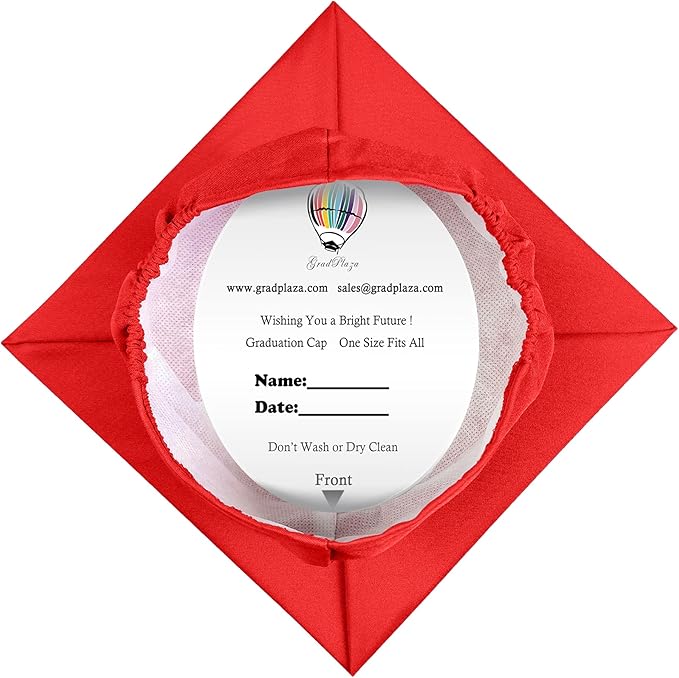 GradPlaza Matte Graduation Cap 2025 and 2026 Tassel Adult Graduation hat for High School College