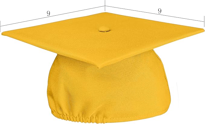 GradPlaza Matte Graduation Cap 2025 and 2026 Tassel Adult Graduation hat for High School College