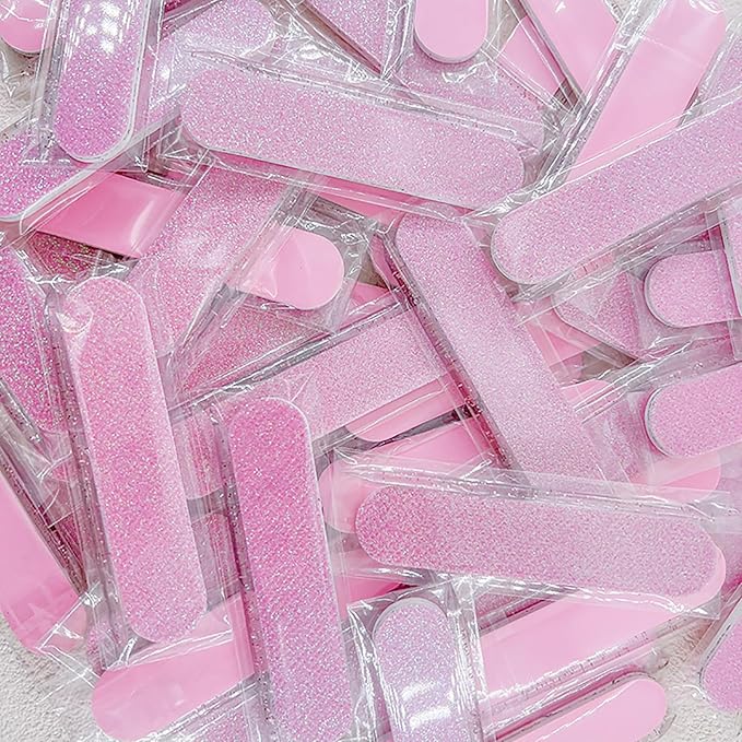 Mini Nail Files 240 Grit, Crystal Stick, Individually Packaged Nail Tool Kit Suitable for Fingernails, Toenails & Press on Nail, 30pcs Nail Kits
