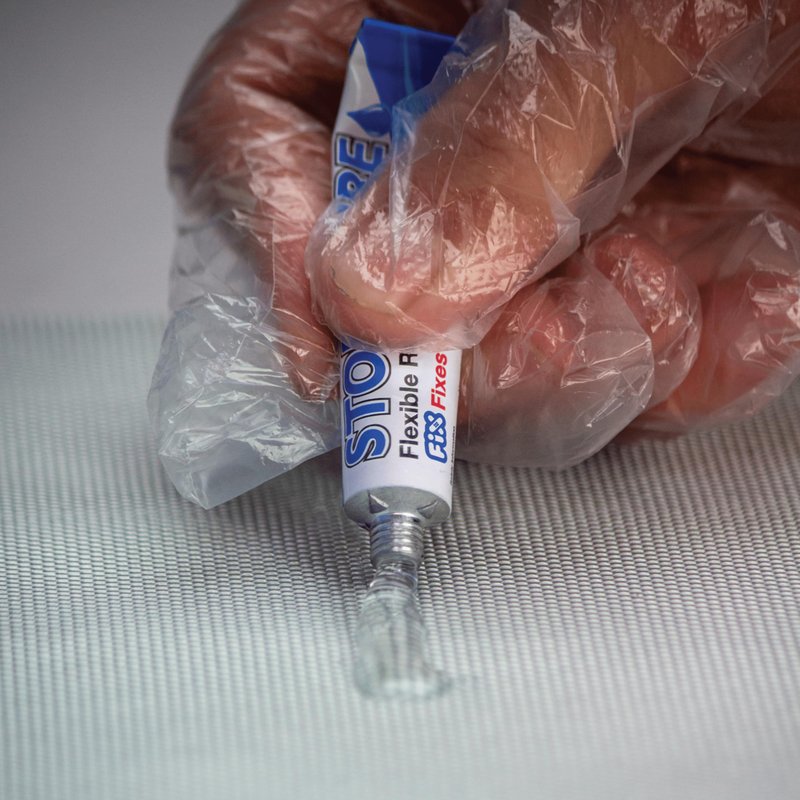 Stormsure Flexible Repair Adhesive: (3X 5g) Clear Glue - Fishing Wader and Boot Repair Glue: Waterproof, Flexible, Durable