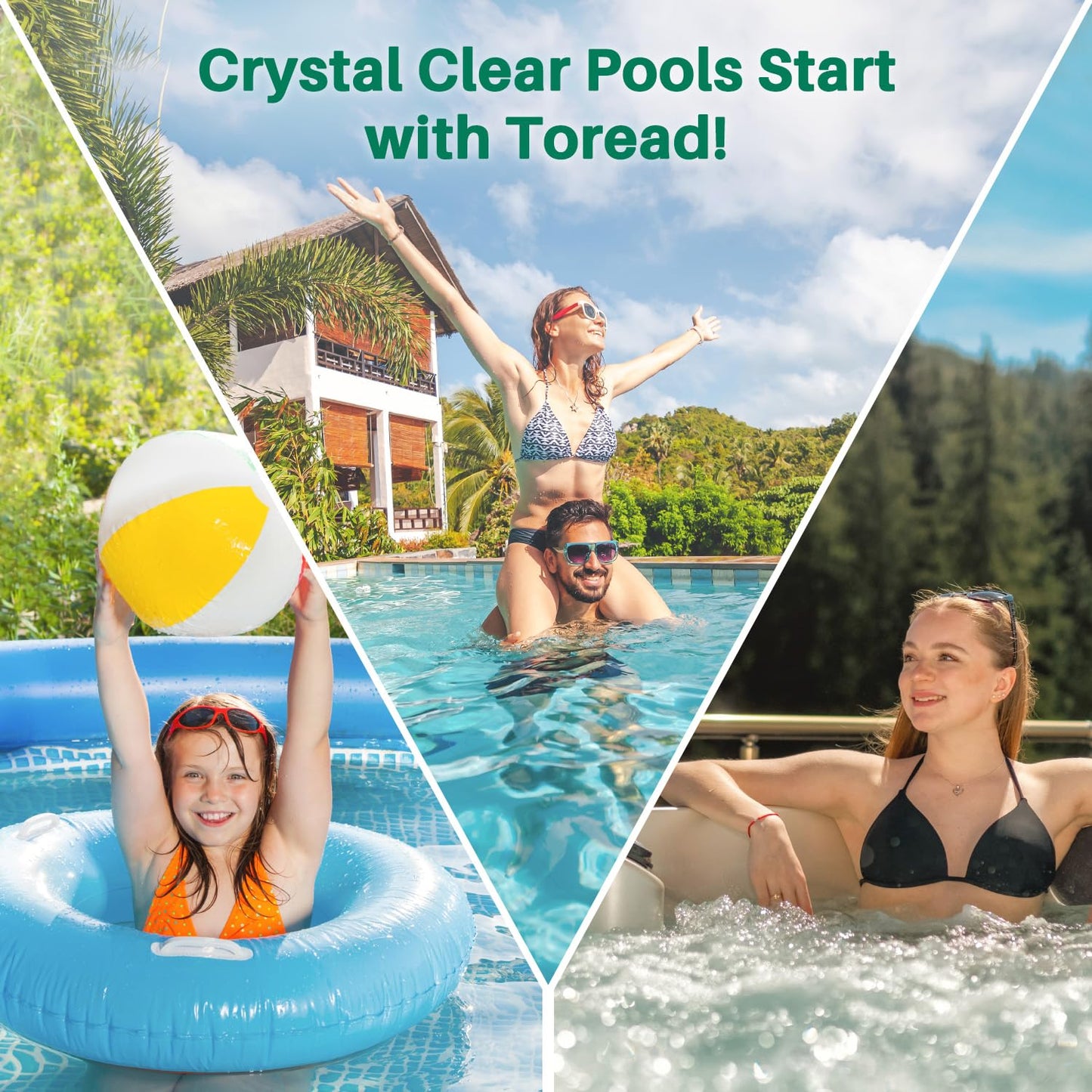TOREAD Replacement for Pool Filter PA90, CX900RE, C900, Unicel C-8409, Filbur FC-1292, Posi-Clear Sta-Rite PXC95, Clearwater II ProClean 100, Aladdin 19002, 25230-0095S, 1 Pack