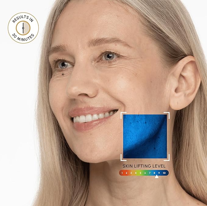 MAREE Chin Strap V Line Lifting Mask - 24K Gold Face & Neck Lift Tape Mask - Double Chin Strap for Sleeping - Neck Wrinkle Patches Reducer & Jawline Shaper for Firming, Tightening & Lifting - 10 PCS