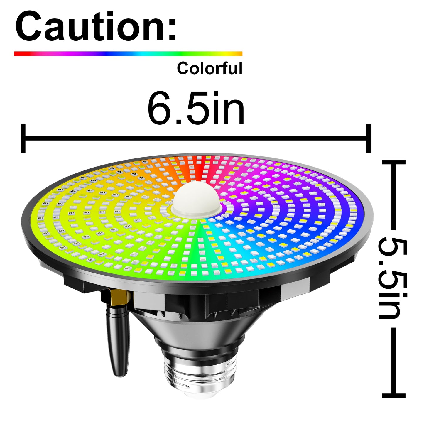 Upgraded LED Pool Light Bulb for Inground Pool, 70W RGBW Color Changing Swimming Pool Lights for Above Ground Pool with Enhanced Remote, E26 Base Pool Led lights Inground, Dimmable, Black/Blue