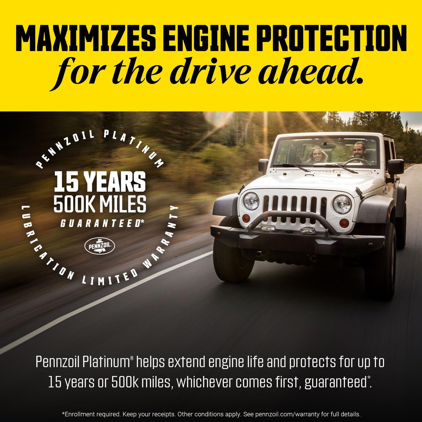 Pennzoil Platinum Euro L Full Synthetic 5W-30 Motor Oil, 1 Quart (6 Pack)