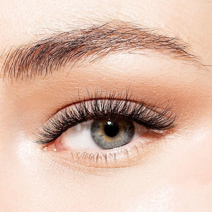 Kiss Looks So Natural False Eyelashes Double Pack, Lightweight & Comfortable, Tapered End Technology, Reusable, Cruelty-Free, Contact Lens Friendly, Style 'Flir', 4 Count (Pack of 1) Fake Eyelashes