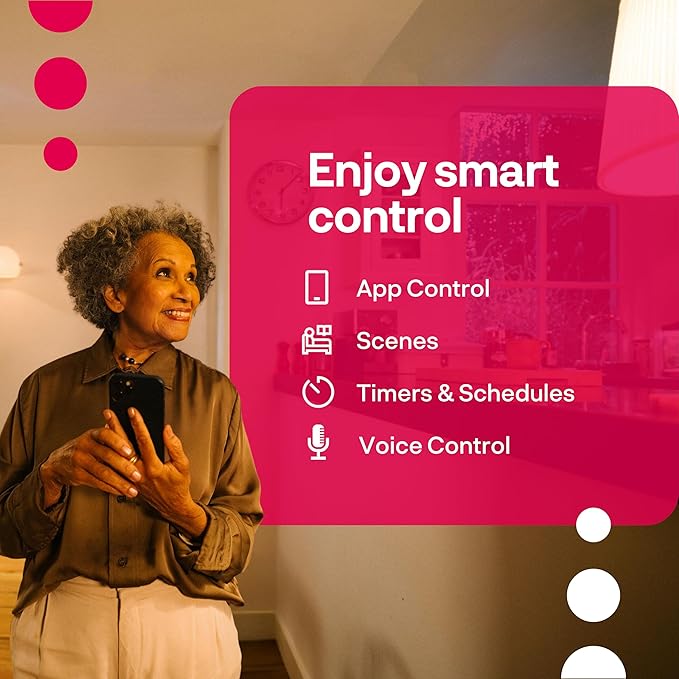 innr Smart Light Bulbs, A19 Zigbee, Works with Philips Hue* and Alexa (Bridge Required), Soft White Light Bulb, Dimmable, E26 LED Bulb 75 Watt, Warm White, 1060lm 2-Pack