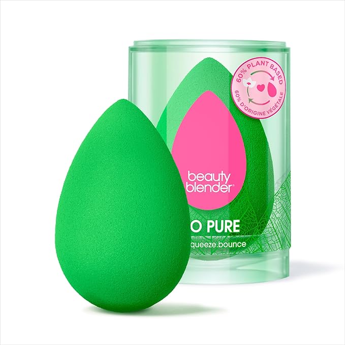 Beautyblender® Bio Beauty Blender Makeup Sponge, Super-Soft Foam Easily Blends Foundations, Powders & Creams, Made in USA, Reusable, Washable, Streak Free Application