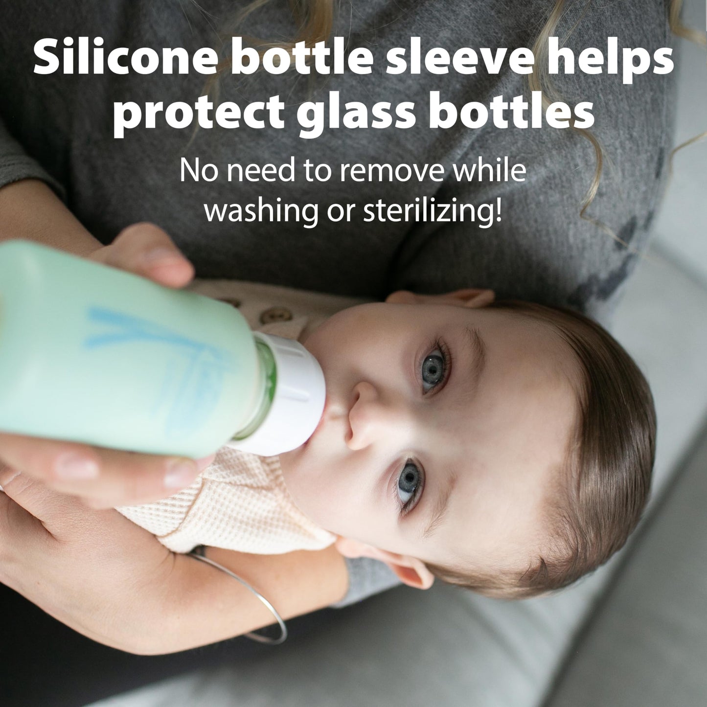 Dr. Brown's Anti-Colic Options+ Narrow Glass Baby Bottle with Level 1 Slow Flow Nipple, BPA-Free, 4 oz/120mL, 0m+, 2-Pack (Packaging May Vary)