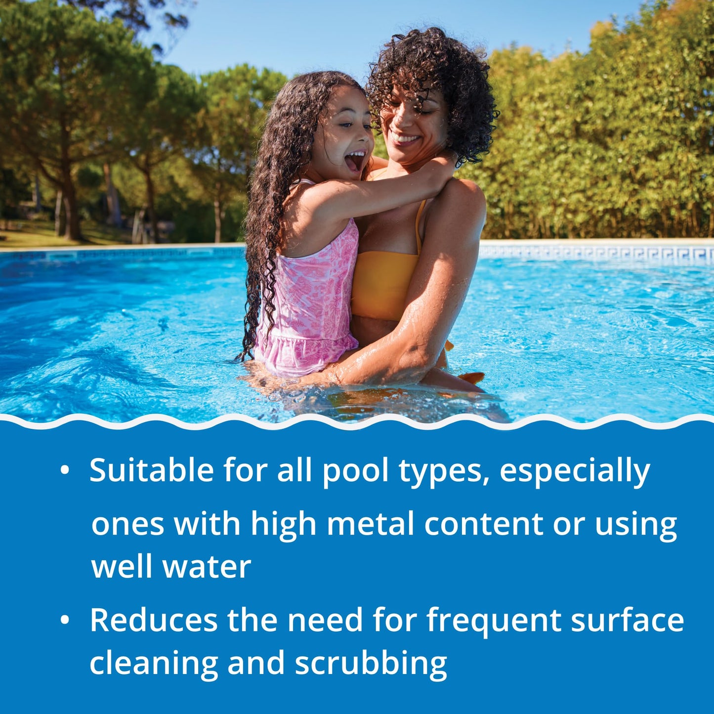 In The Swim Super Stain Away - The Ultimate Swimming Pool Stain Remover – Prevents Stains, Scaling, and Build-Up in Swimming Pools - 1 Quart