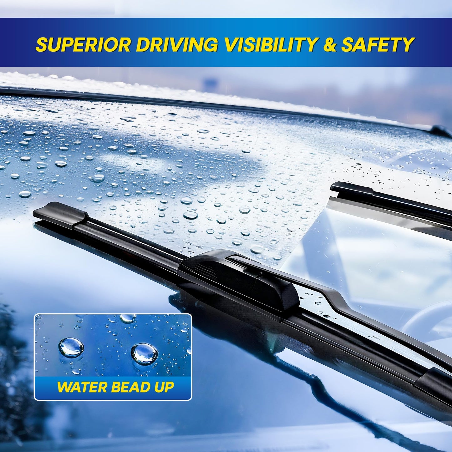 5 PLUS® Silicone Windshield Wipers Replacement for NISSAN Rogue 2014-2023 Pathfinder 2013-2020 Wiper Blades(3 PCS),Automotive Replacement Windshield Wiper Blades-26"/17"/12"