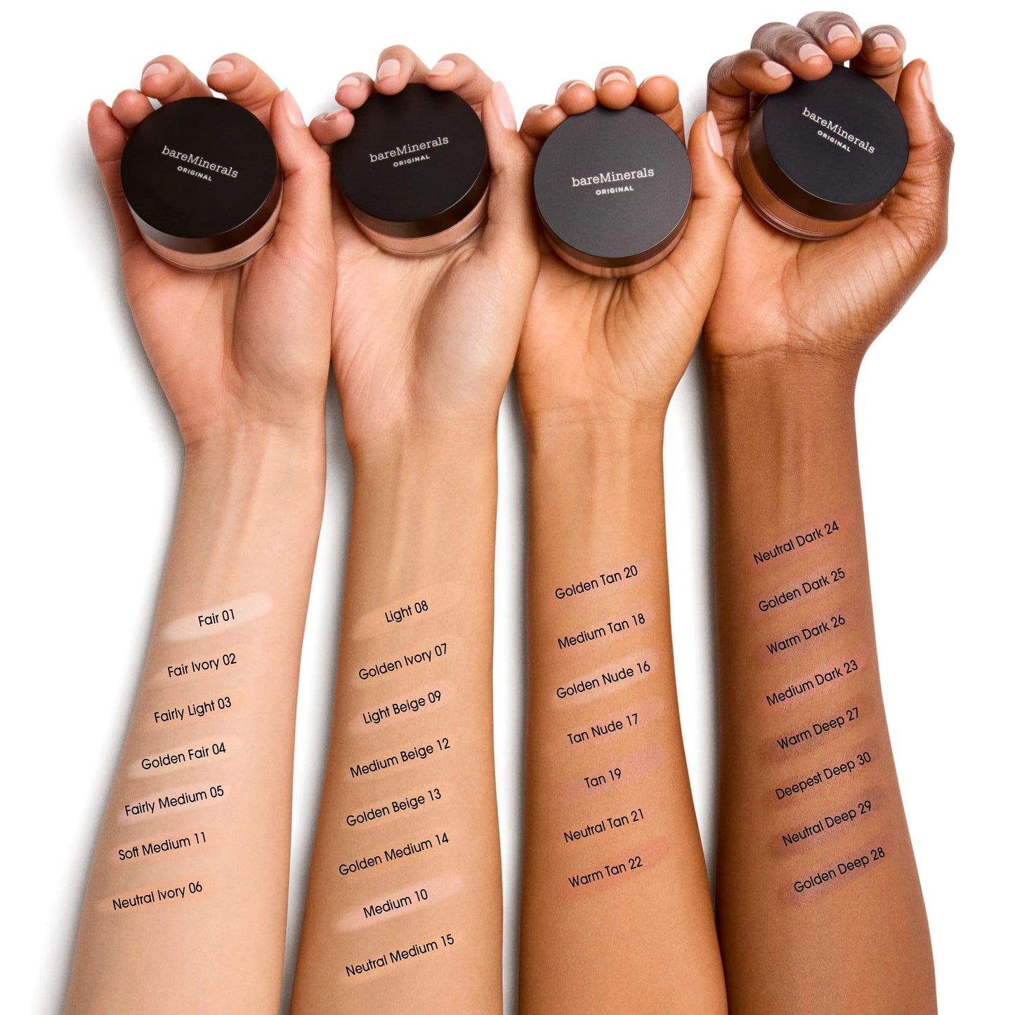 Original Loose Powder Foundation SPF 15, Fairly Light 03, Vegan, Cruelty-Free & Dermatologist-Tested