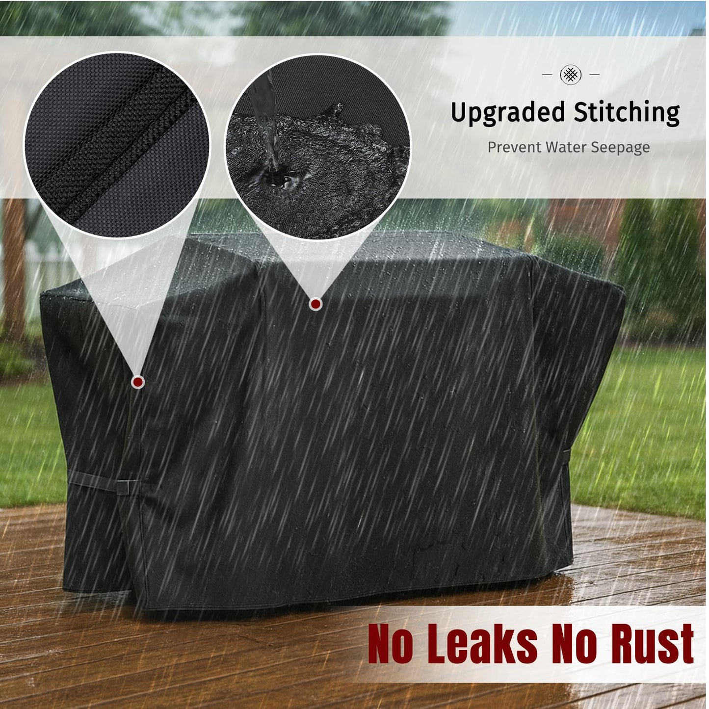 SHINESTAR Griddle Cover for Blackstone 28 Inch Griddle with Hood, Heavy Duty 5483 Flat Top Grill Cover with Velcro, Waterproof & UV-Resistant BBQ Cover for Blackstone 2-3 Burner Grill