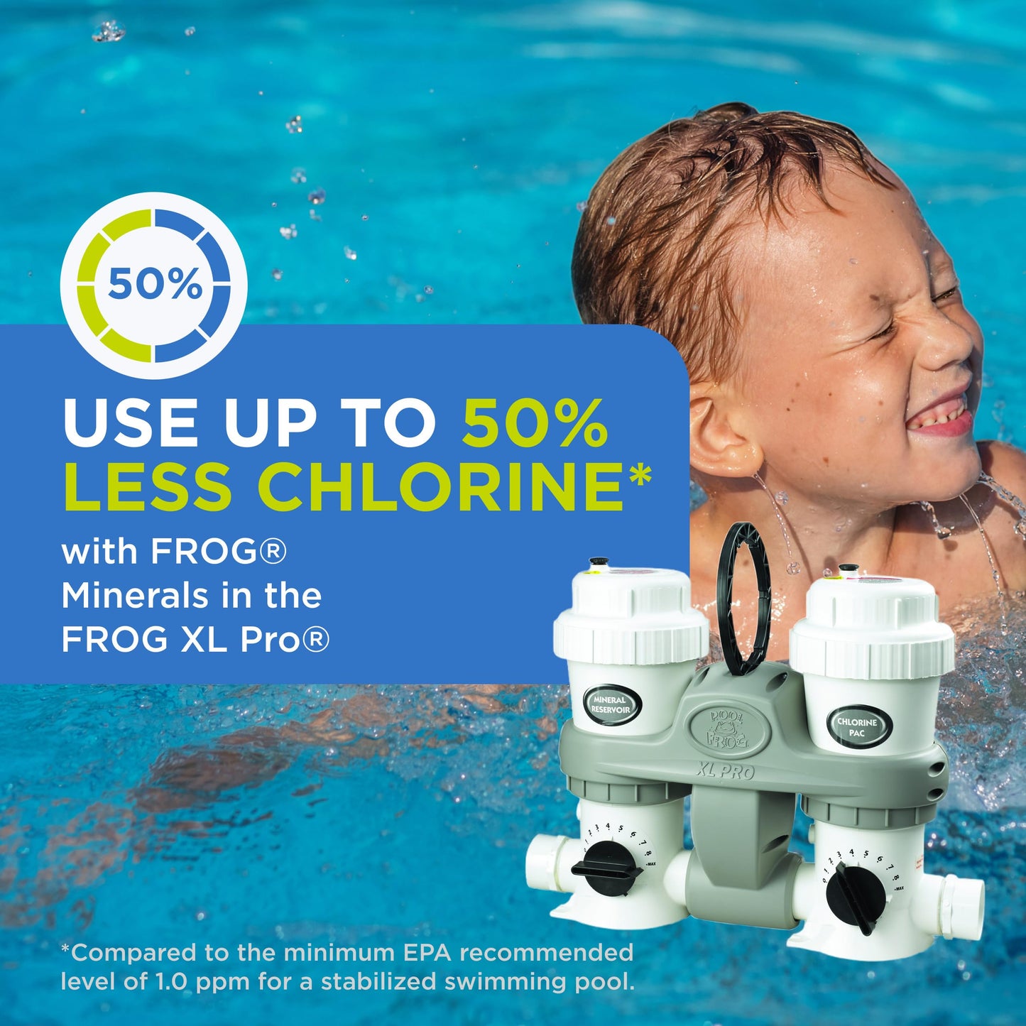 FROG Pac 540C Replacement Chlorine Cartridge for use with Pool FROG XL Pro Cycler - Prefilled for Easy & Convenient Pool Sanitizing & Water Care - 1 Pack