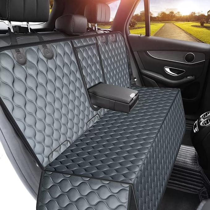 URPOWER Dog Car Seat Cover for Back Seat - Waterproof Car Seat Protector for Child Carseat & Pets, Nonslip Car Seat Covers for Full Size SUVs & Trucks