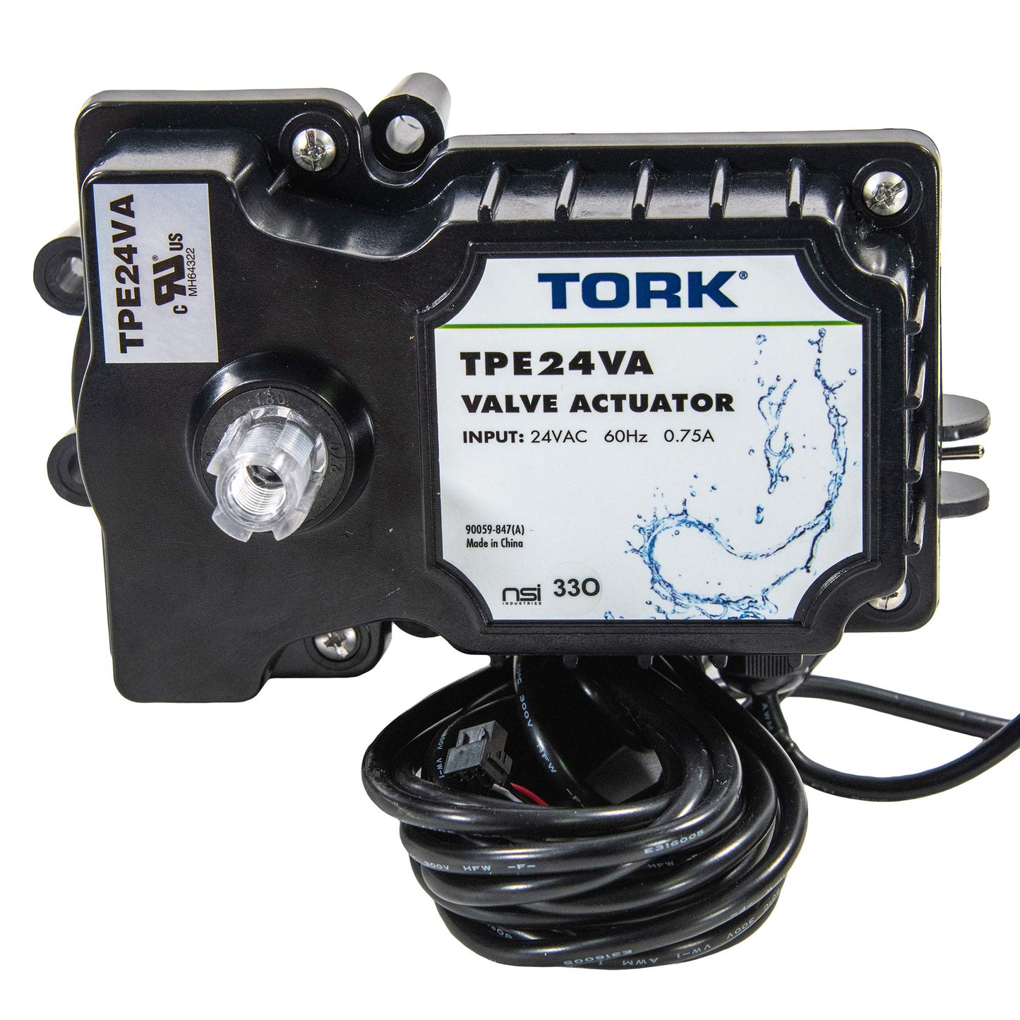 TORK TPE24VA 24-Volt Authentic Valve Actuator Control, Compatible with all 24VAC Control Systems, for Pools, Spa, Solar Equipment, UL Approved for Safety