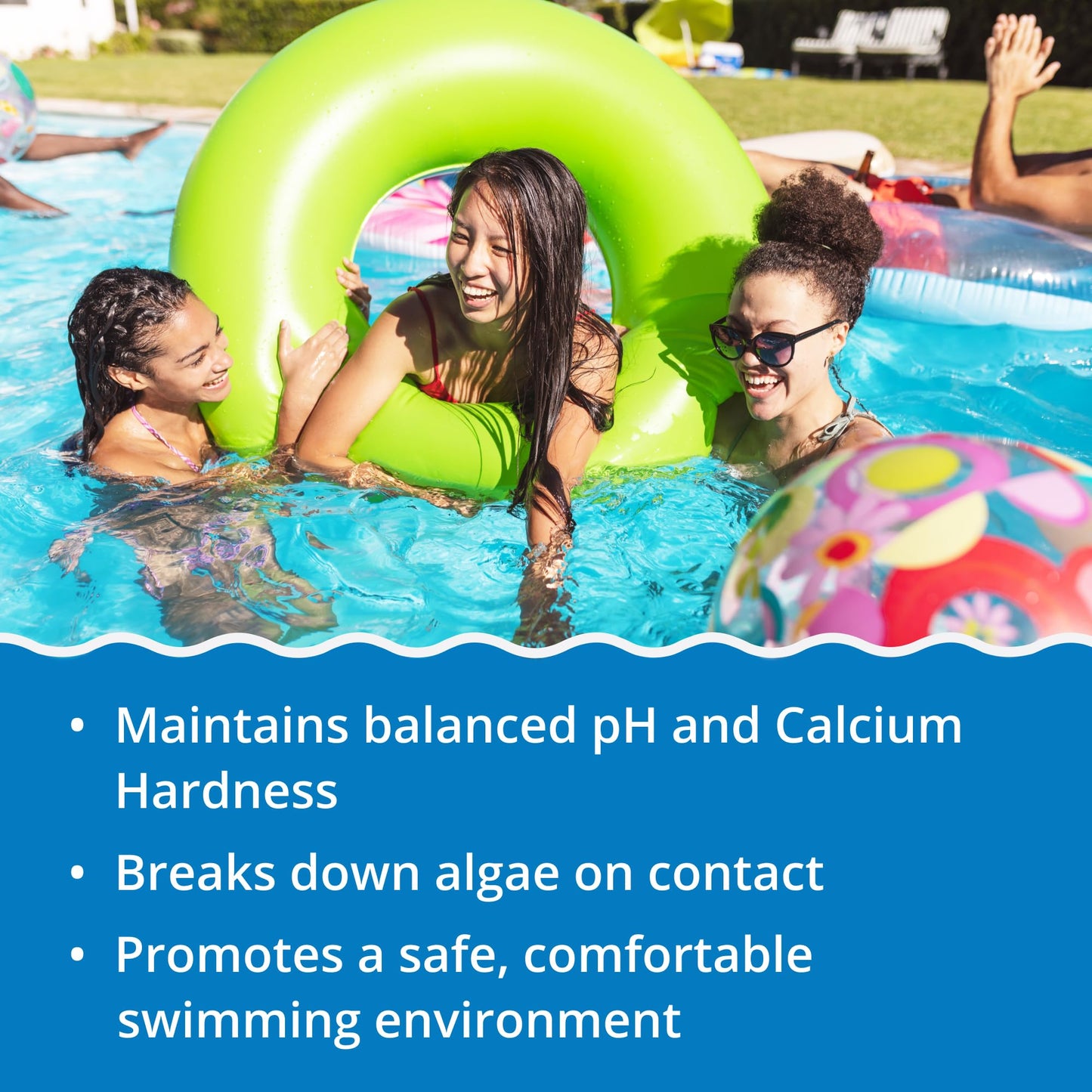 In The Swim Pool Shock – 68% Cal-Hypo Granular Sanitizer for Crystal Clear Water – Defends Against Bacteria, Algae, and Microorganisms - 6 X 1 Pound