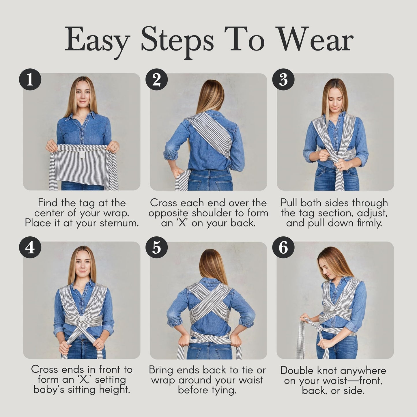 Solly Baby Wrap, Buttery-Soft Baby Carrier Newborn to Toddler 8-25 Lbs., Lightweight & Hands-Free Sling Wrap, Breathable Carrier, Baby Wearing & Postpartum Essential, Mother's Day Essential, Coastal
