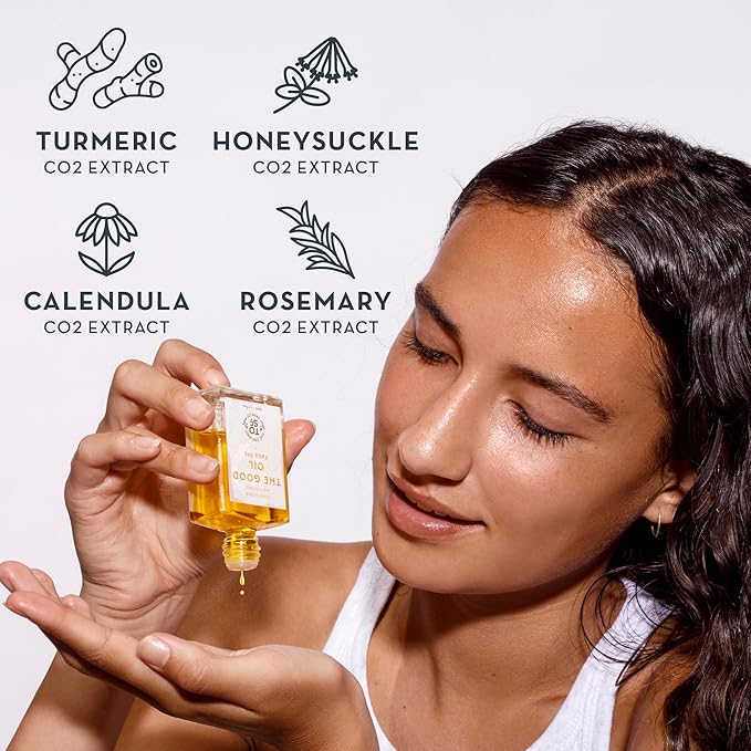 Turmeric Face Oil for Gua Sha - Women's Skin Brightening Serum with Organic Jojoba and Turmeric Oil for Face, Dark Spots, Fine Lines, & Wrinkles - Sensitive Organic Beauty Facial Moisturizer (30mL)