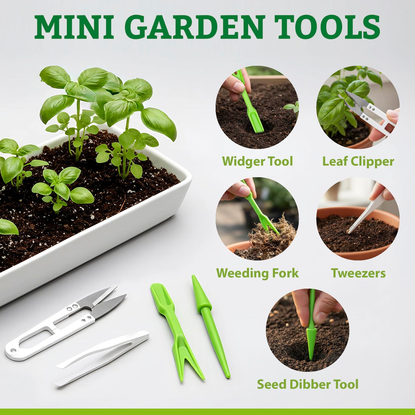 Culinary Vegetable & Herb Seeds Variety Pack - 30 Heirloom Non-GMO Garden Seeds for Planting, Seed Kit with Tools, Made in USA