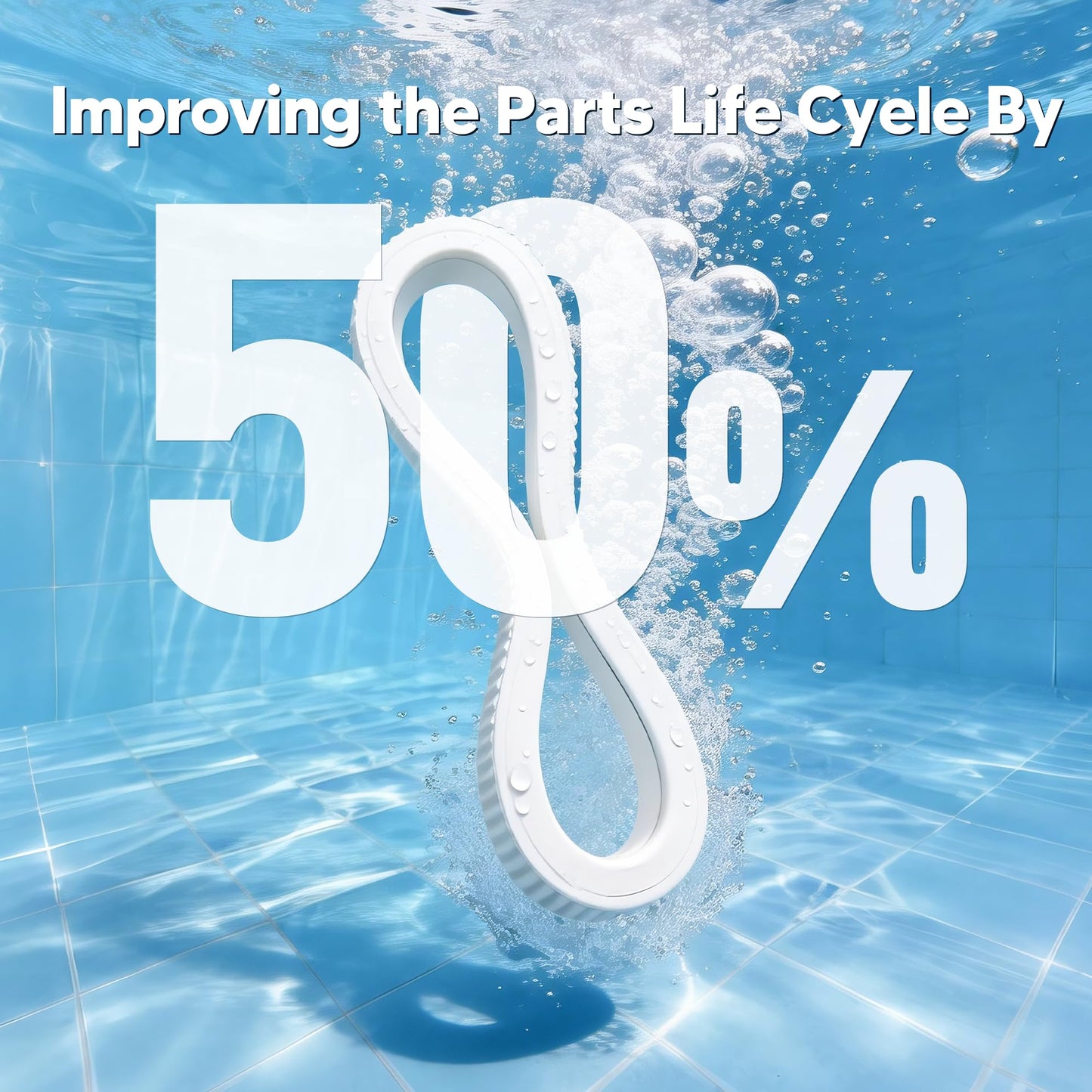 Funmit Upgraded Rubber Tire with Treads LLC1 Tire and 360007 Tire Replacement for Pentair Legend Pool Cleaner Wheel Rubber Tires Automatic Pool and Spa Cleaner (4 Pack)