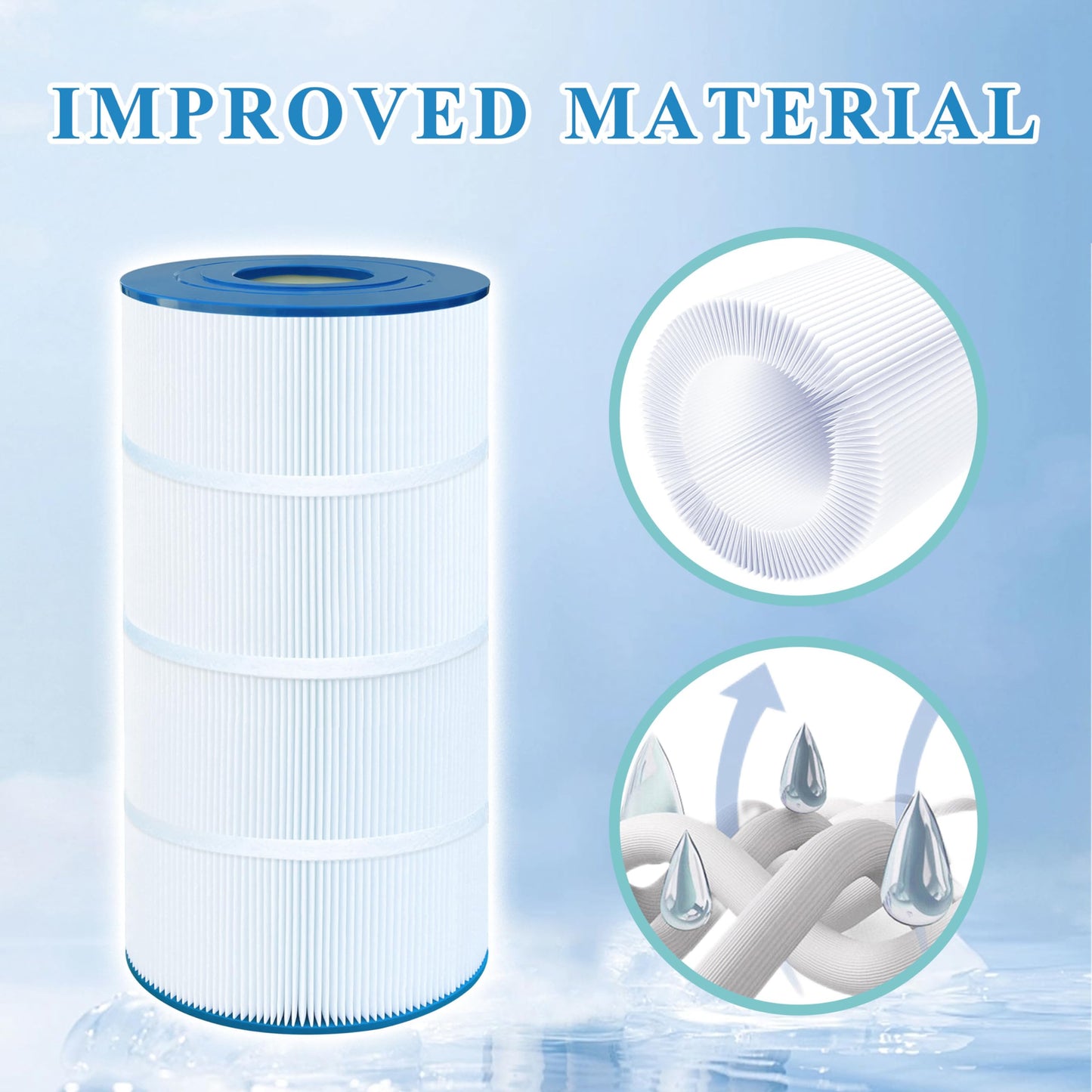 Chryseos Pool Filter Compatible with C100S, CX100XRE, C-9440, SwimClear C100S, PA100S, 1 Pack