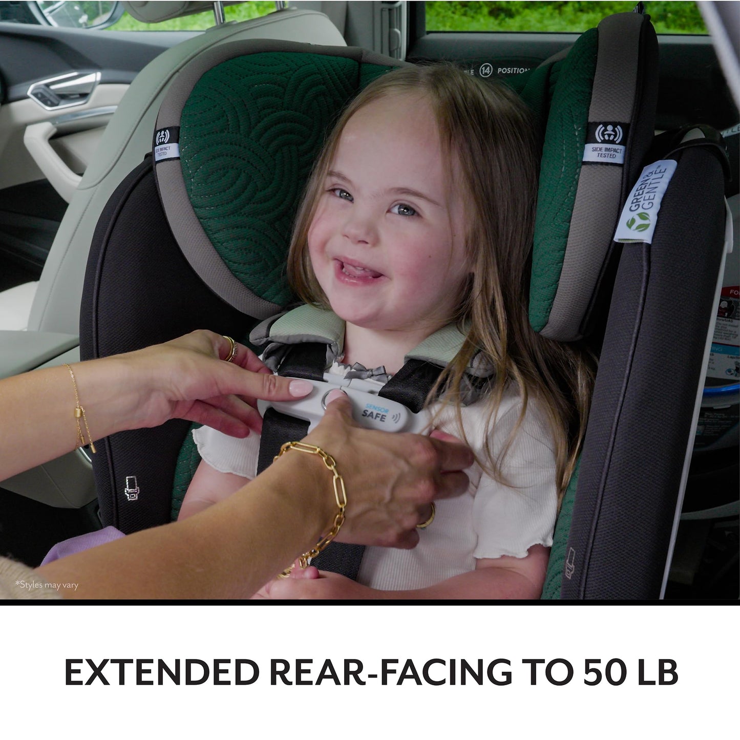 Evenflo Revolve360 Extend Convertible Car Seat with 360 Degree Rotation, Extended Rear-Facing, Forward-Facing, Booster Mode, and Secure Latch Install, Travertine
