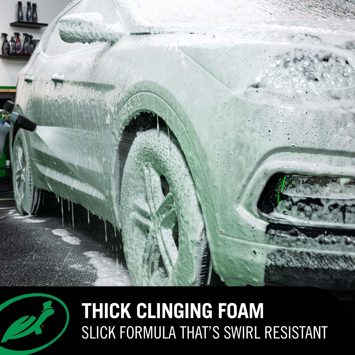 Turtle Wax Hybrid Solutions Pure Wash, pH Neutral Extreme Foaming Car Wash Soap, Bucket or Foam Cannon Application, Won't Strip Waxes or Coatings, Clay Bar Lubricant, Spot-Free Clean, 64 fl oz
