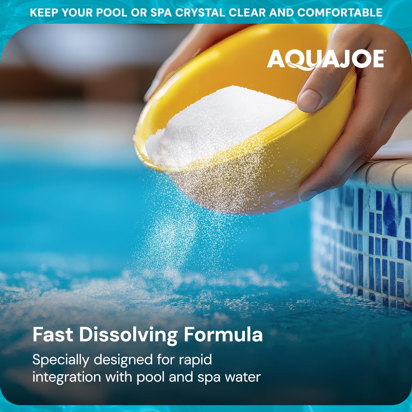 Aqua Joe 5 Pack 40 Lb Fast Dissolving Pool Spa Salt Chlorine Generators, AJ-PS40