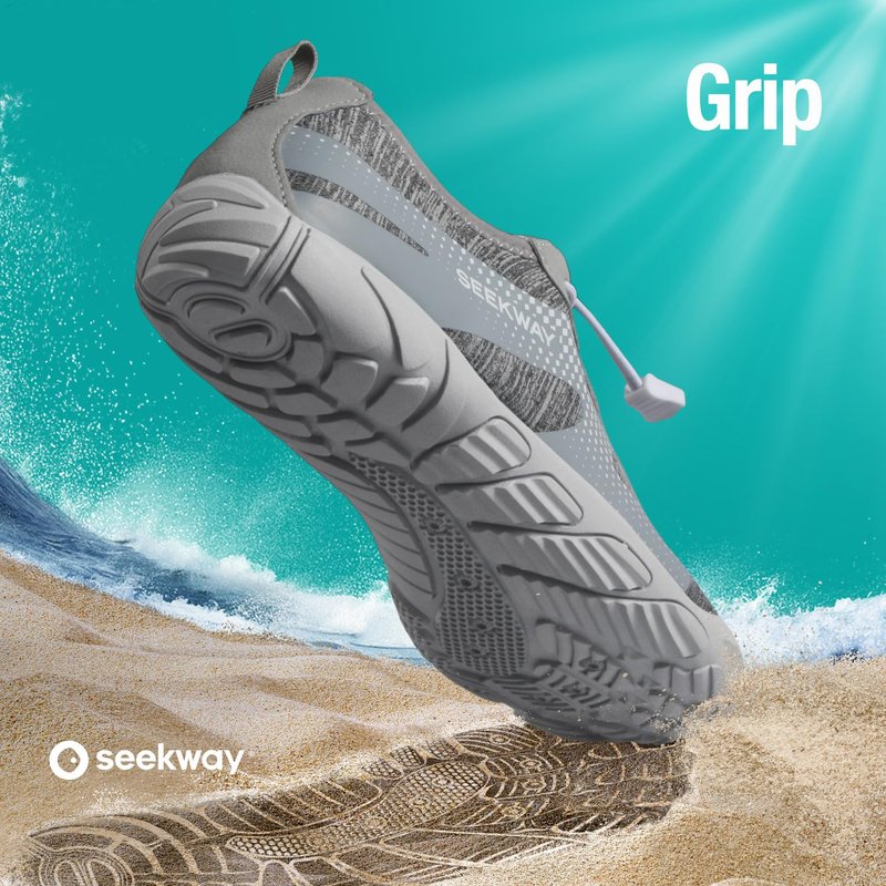 SEEKWAY Water Shoes Men Women Adult Quick-Dry Aqua Sock Barefoot for Beach Swim River Pool Lake Hiking Kayaking Surfing