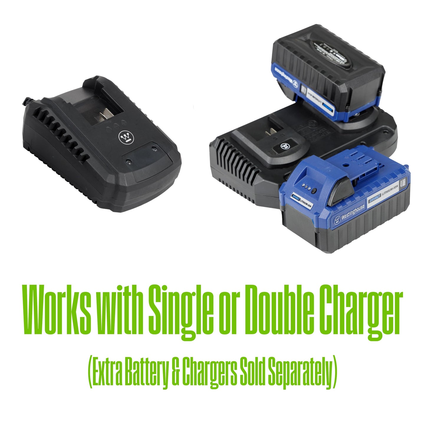 Westinghouse W24V5AH 24 Volt 5Ah Lithium-ion Battery, Compatible with All Westinghouse 24V Cordless Snow Shovels & 48V Cordless Snow Blowers