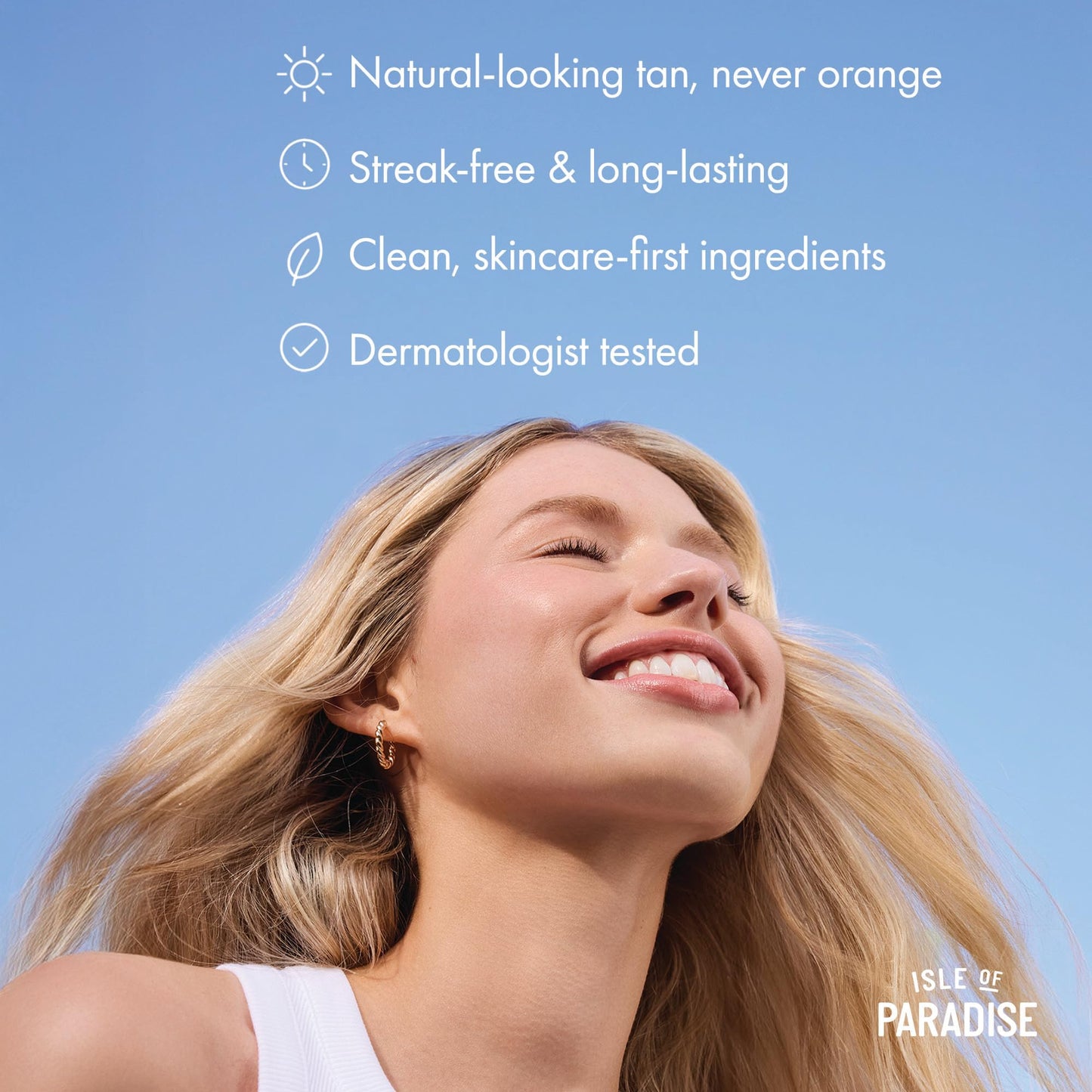 Isle of Paradise Self Tanning Face & Body Drops- Medium, Self Tanner Drops for a Natural Bronze, Long-lasting Tan, Cruelty Free, Fragrance Free & Dermatologist-Approved, 1.01 fl. oz