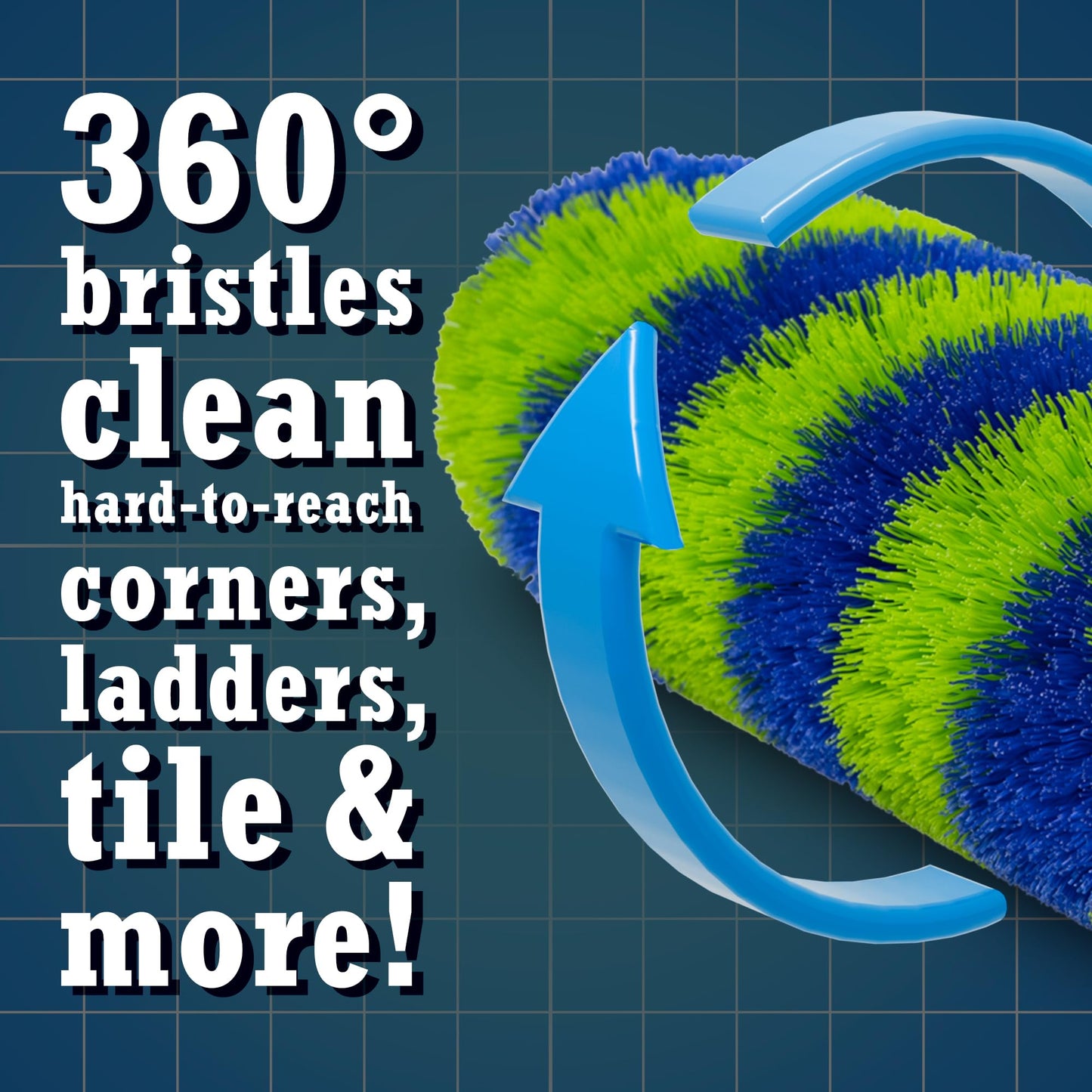 GoRound 360 Pro Pool Brush 24 inches