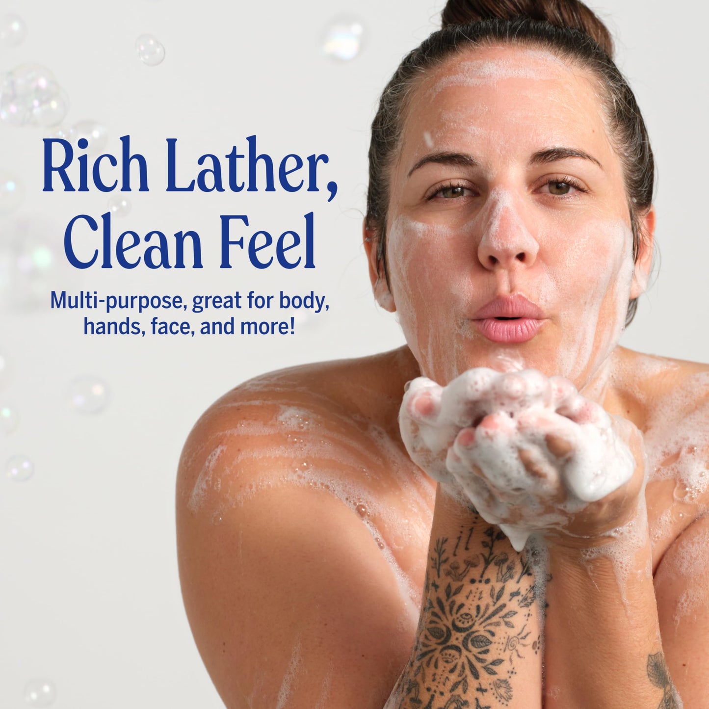 Dr. Bronner's Pure-Castile Liquid Magic Soap Refill - Made with Regenerative Organic Certified Oils, 86% Less Plastic - 18-in-1 Uses for Face, Body Wash, Hand Soap Refill & More - Peppermint, 32oz
