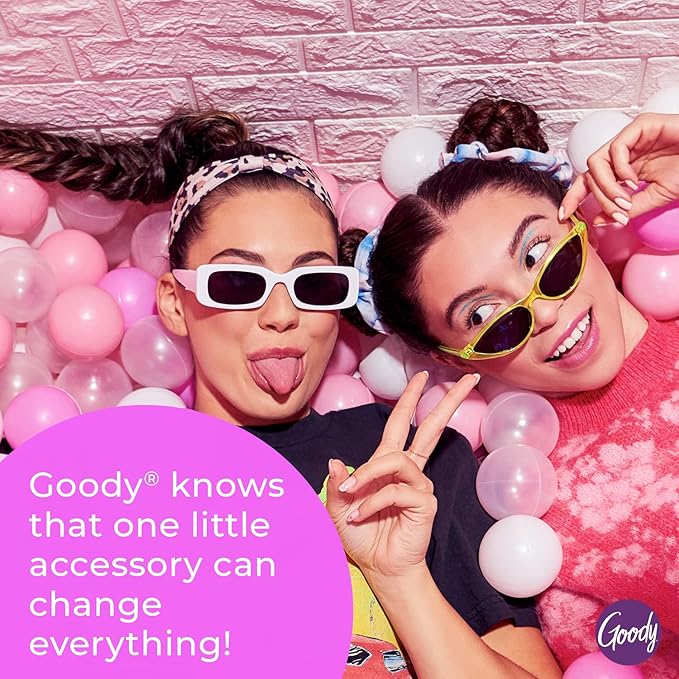 Goody Kids Mini Epoxy Contour Snap Clips - 8 Count, Daisy Charm - Just Snap Into Place - Suitable for All Hair Types - Pain-Free Hair Accessories for Women and Girls - All Day Comfort (Pack of 2)