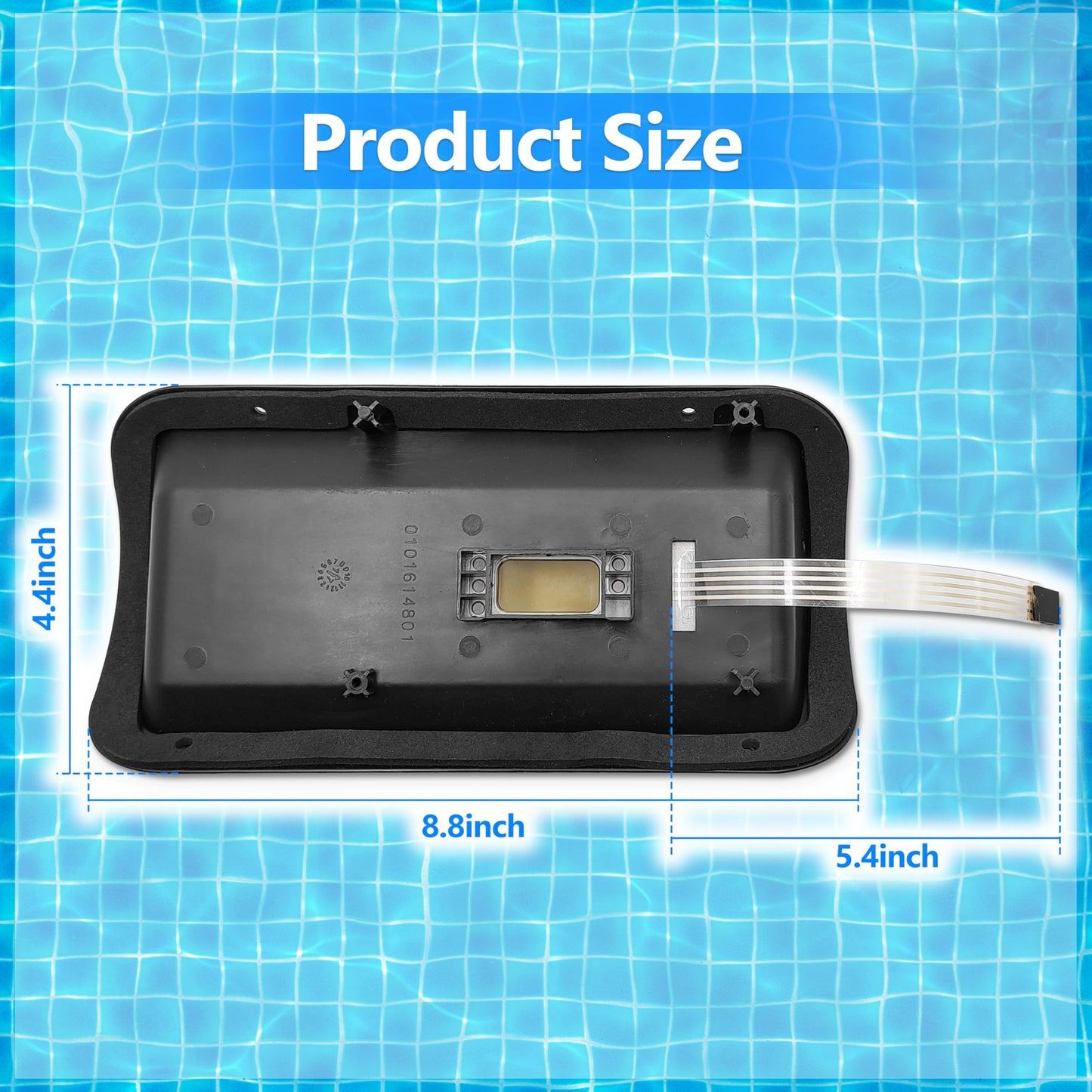 Bezel and Keypad Assembly Replacement Kit FDXLBKP1930 Compatible with Hayward Universal H-Series Low NOX Pool Heater Fits Models H150FDN, H200FDN, H250FDN, H300FDN, H350FDN, H400FDN, H150FDP
