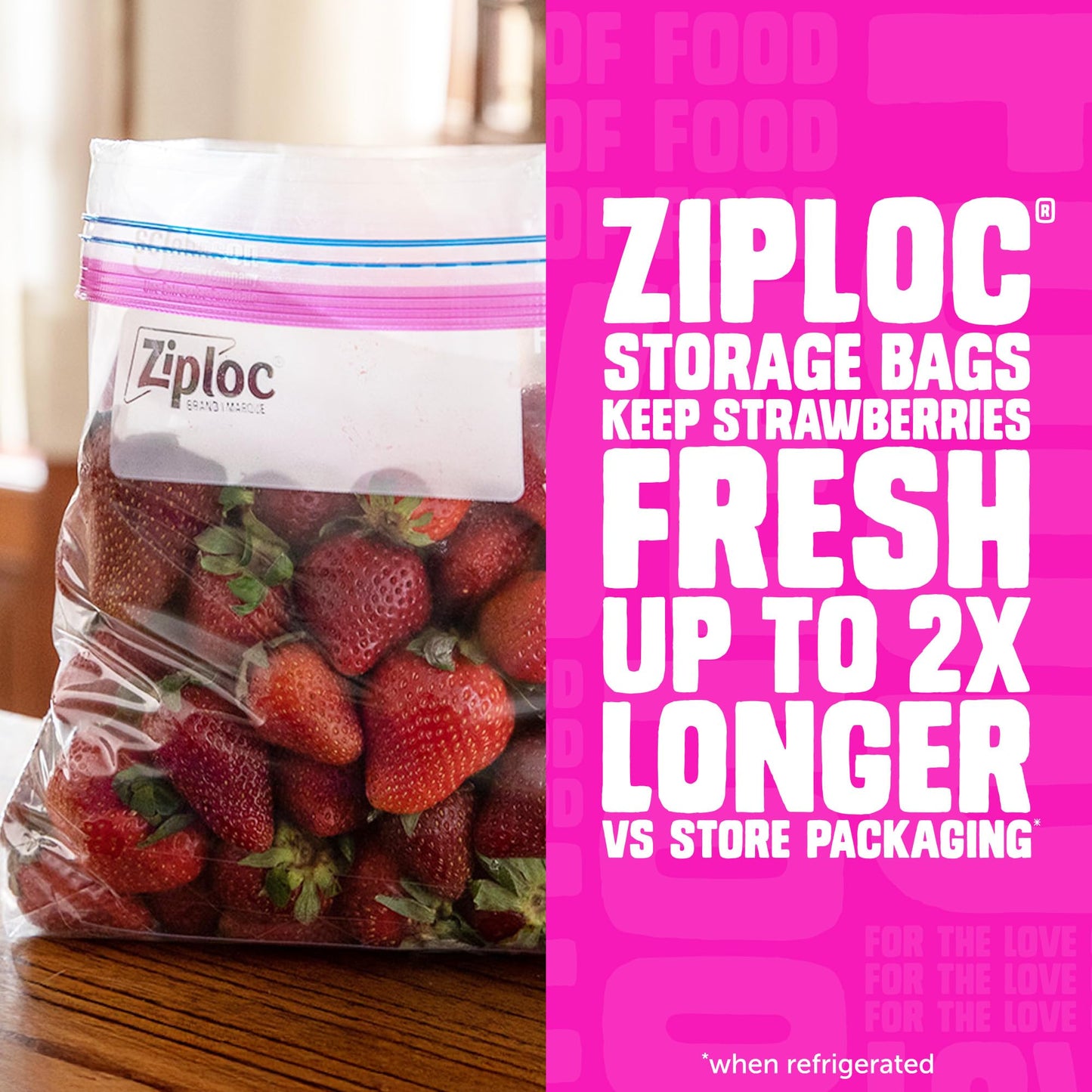 Ziploc Gallon Food Storage Bags, Stand-Up Bottom, Easy to Fill, 81 Count (Packaging May Vary)