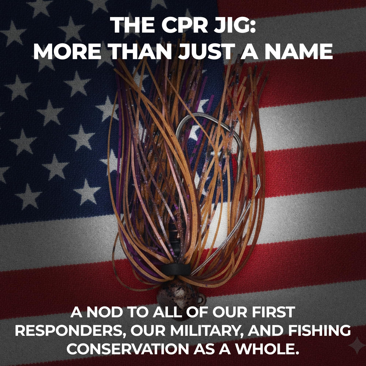 Fish Hog CPR Football Jig, Bass Jigs Weedless Fishing Lures Jigs for Bass Fishing - Crawfish Imitator with Flat Head & 3D Red Eyes, 5/0 Hook, 3/8 Oz - Pack of 4, Made in USA