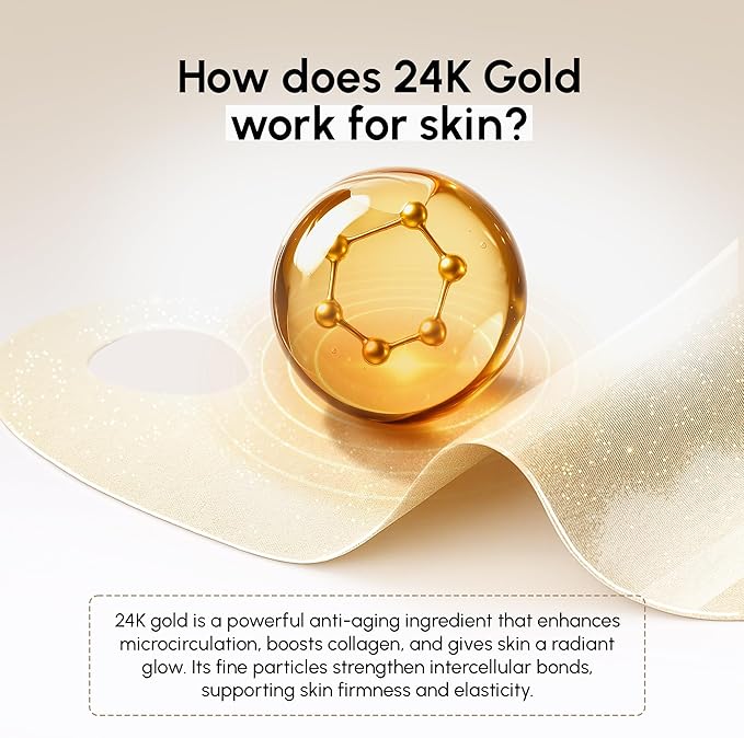 MAREE Chin Strap V Line Lifting Mask - 24K Gold Face & Neck Lift Tape Mask - Double Chin Strap for Sleeping - Neck Wrinkle Patches Reducer & Jawline Shaper for Firming, Tightening & Lifting - 10 PCS