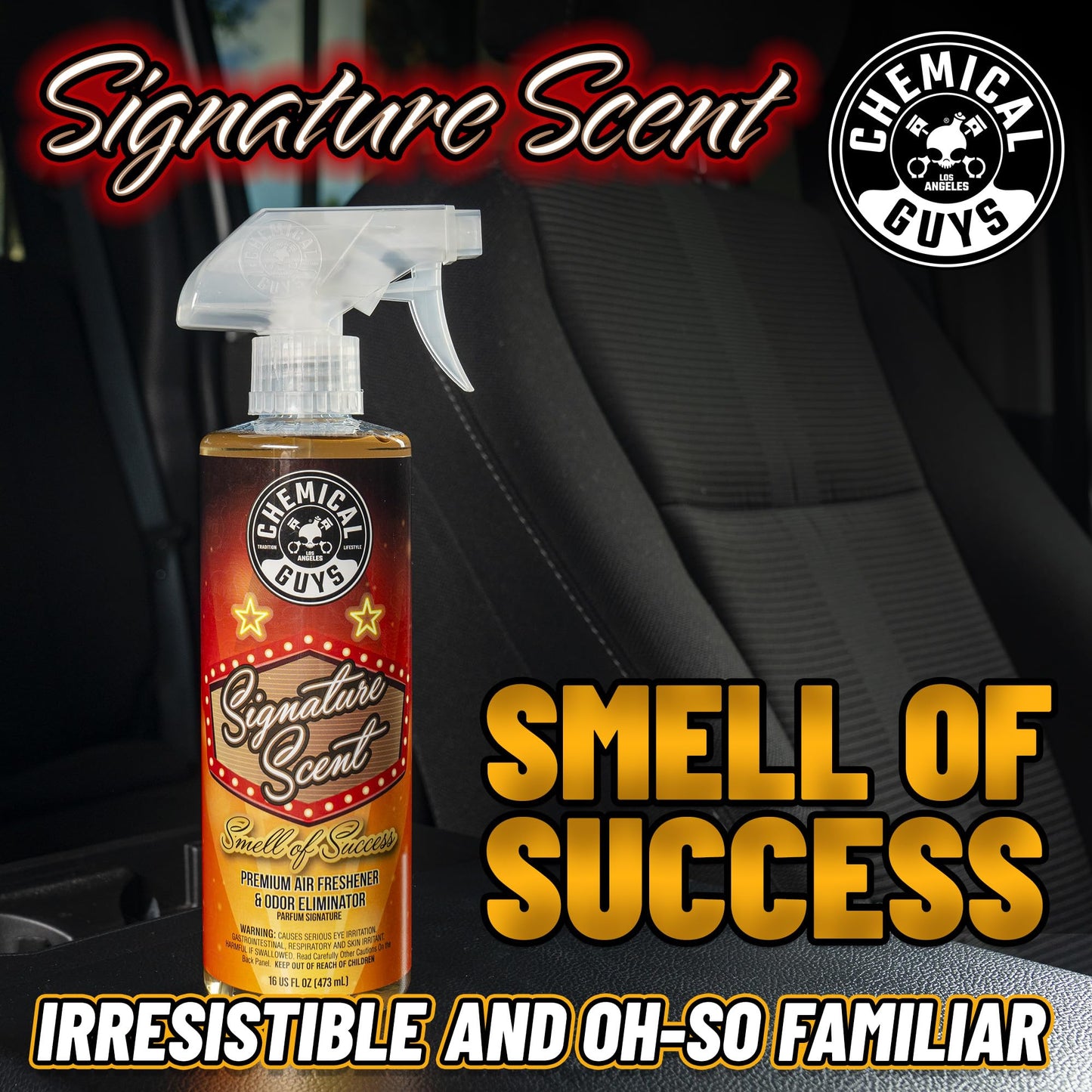 Chemical Guys AIR_302 Black Frost Scent and Signature Scent Combo Pack, Great for Cars, Trucks, SUVs, RVs, Home, Office & More (2-16 Fl Oz Items)