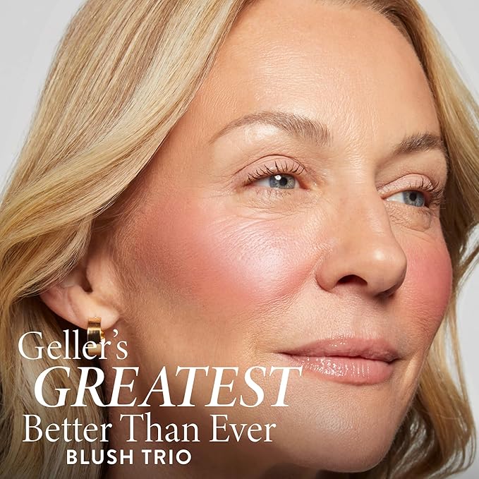 LAURA GELLER NEW YORK Geller's Greatest Better Than Ever 3-Piece Blush-n-Brighten Marbleized Blush Palette Trio