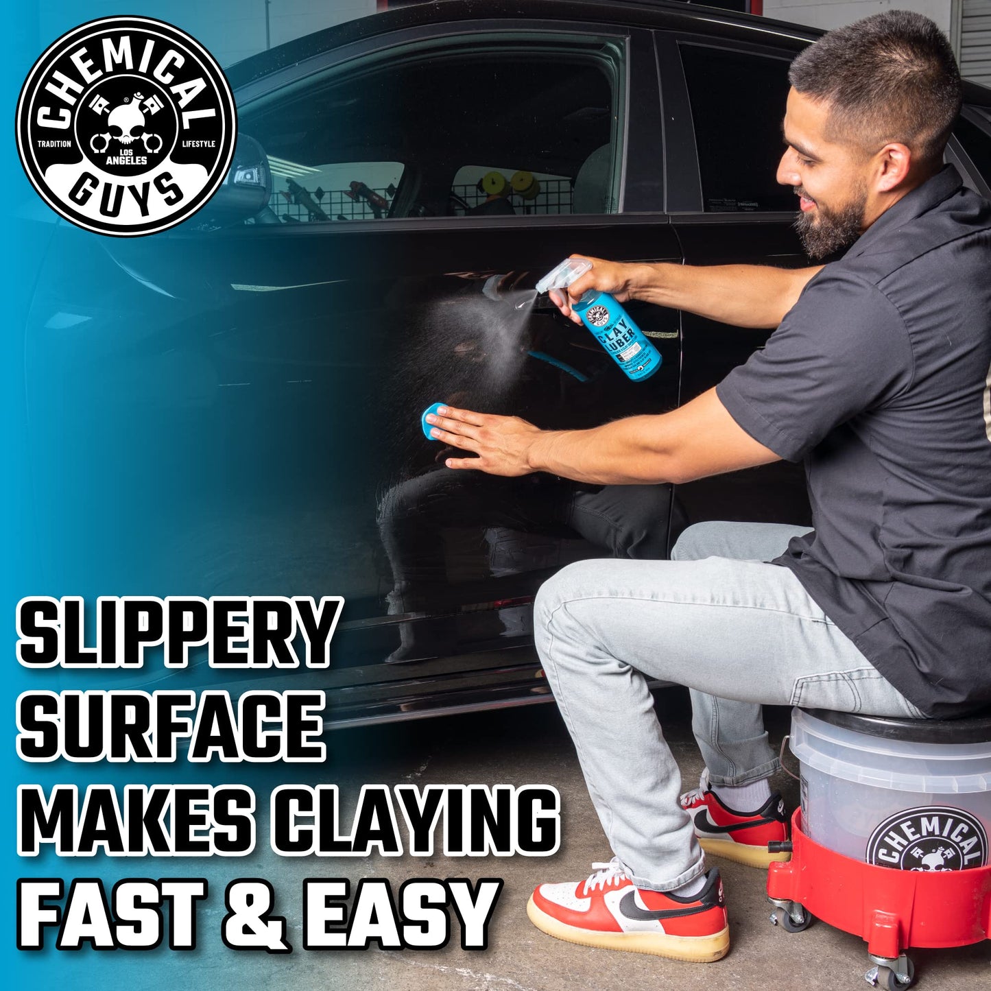 Chemical Guys WAC_CLY_100 Clay Luber Synthetic Lubricant with Wetting Agents for Clayblock and Car Detailing Clay (Works on Cars, Trucks, SUVs, Jeeps & More), 128 fl oz (1 Gallon)