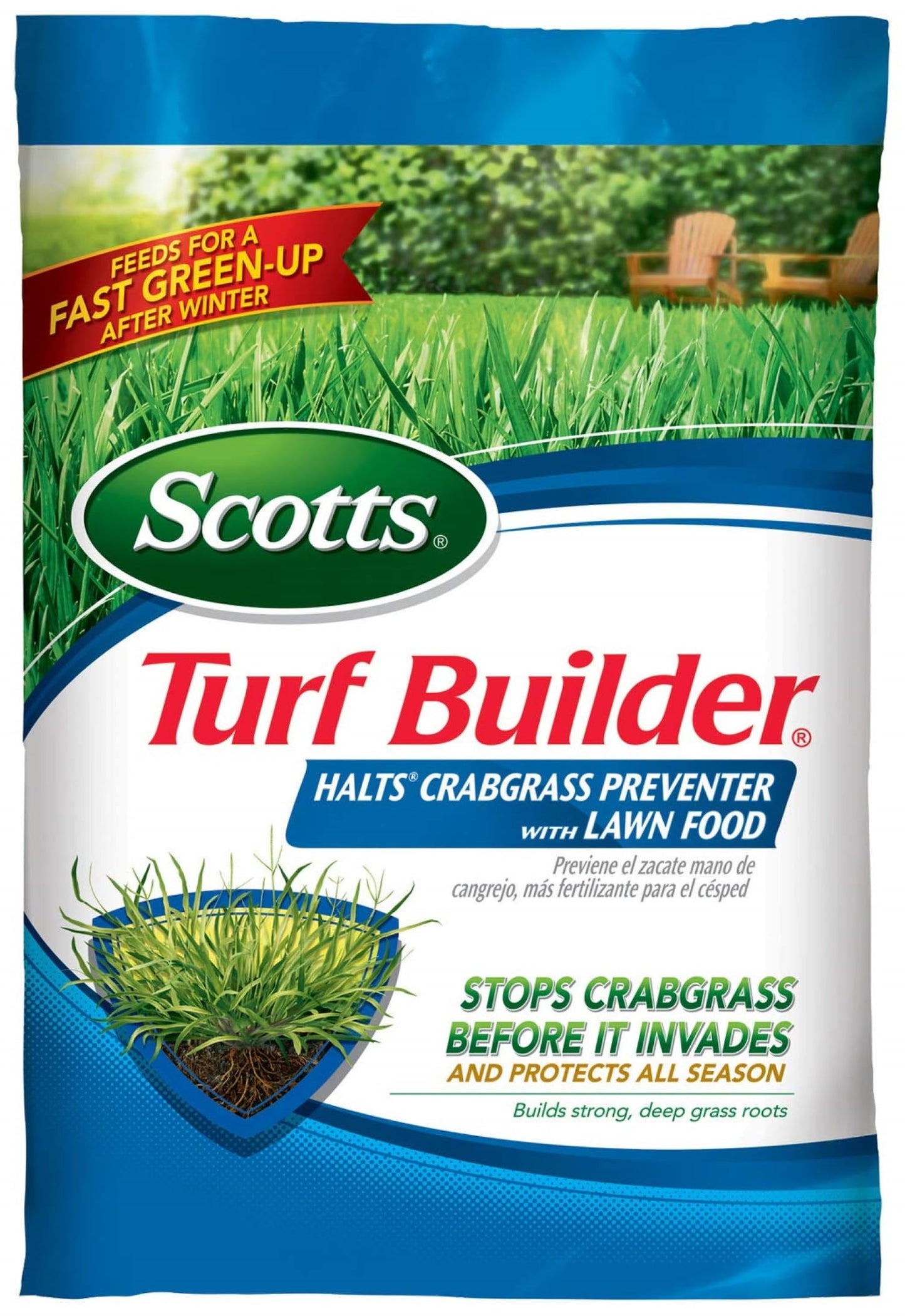 Scotts Turf Builder Halts Crabgrass Preventer with Lawn Food, 5,000 sq. ft.
