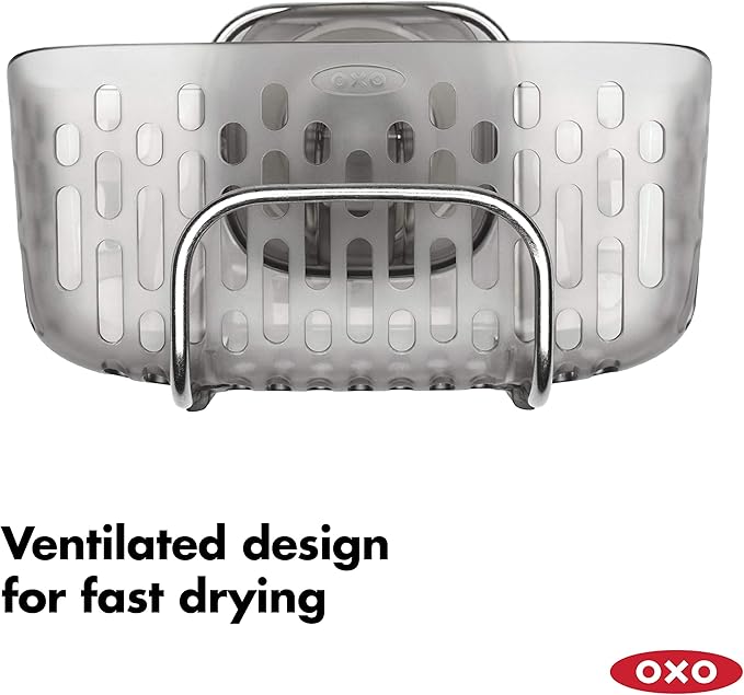 OXO Good Grips Stronghold Suction Sinkware Organizer - Gray, One Size