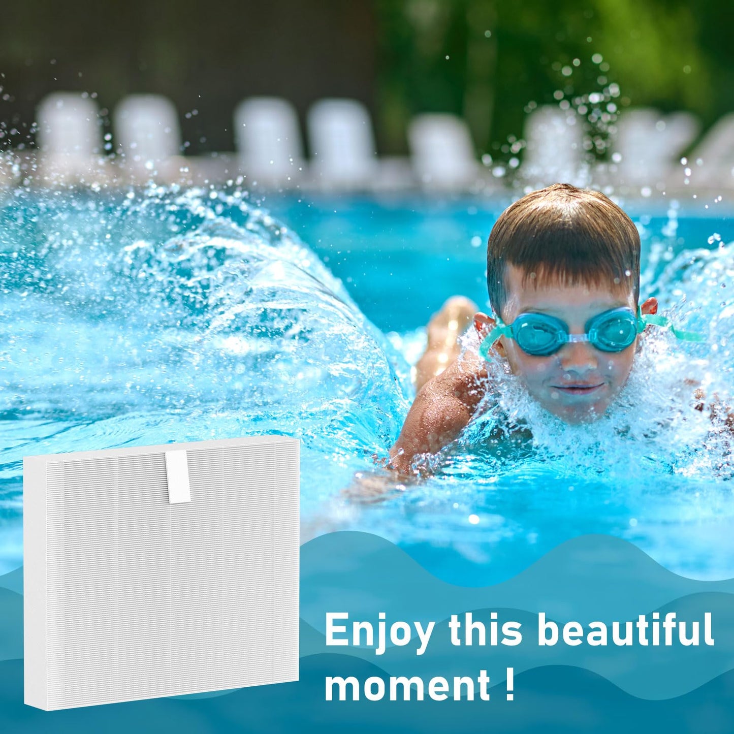 Macaberry 10-00814 Hot Tub Spa Flat Filters Compatible with Bullfrog M Series M6 M7 M8 M9, Swim Series S150 S180XD S200 and A Series A5 A6 A7 A8 A9 (2023 to Present) 6 Pack