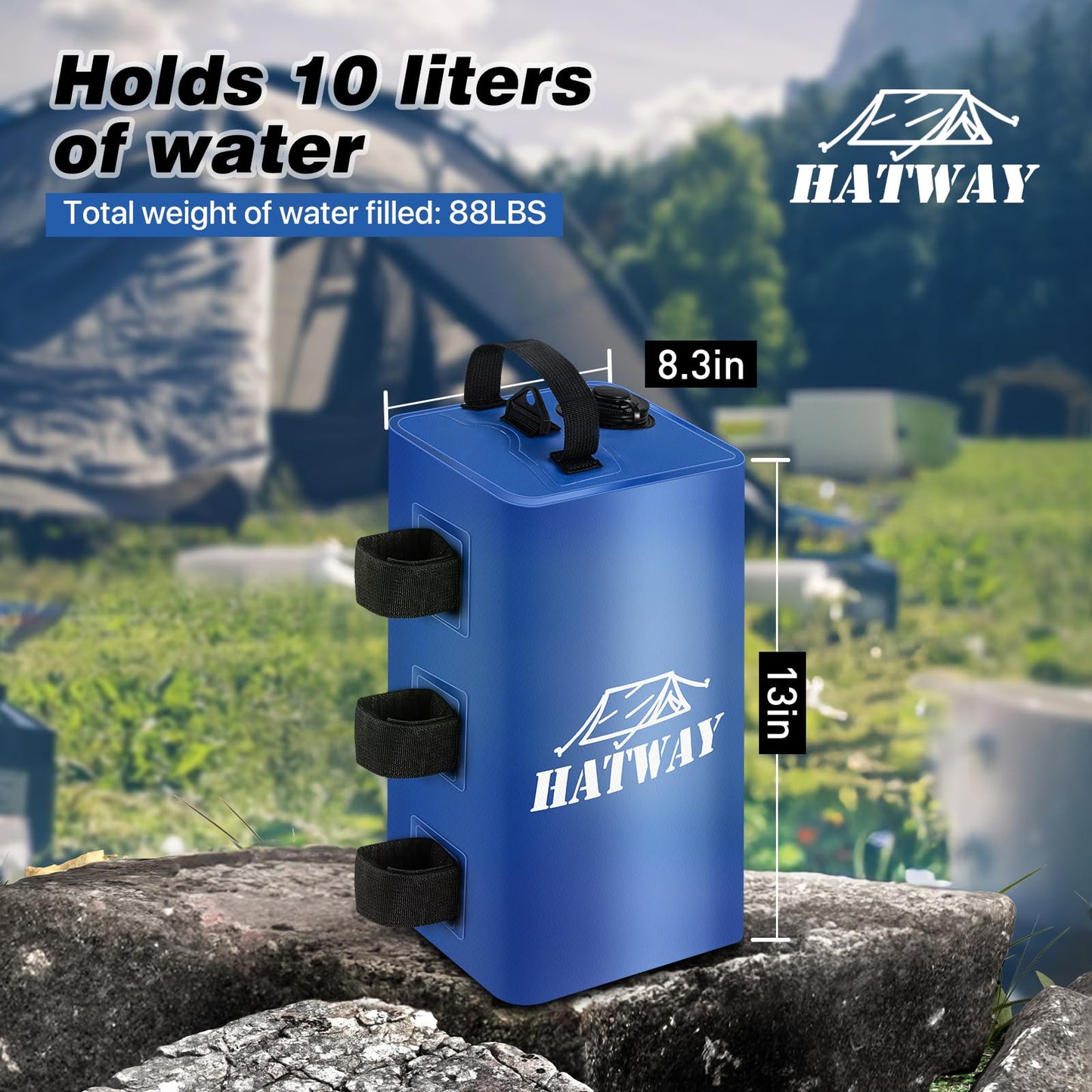 Hatway Canopy Water Weight Bag,88 LBS Water Tent Weights Set of 4 Leg Weights for Pop Up Canopy,Gazebo,Canopies,Tent-4 * 10L-Blue