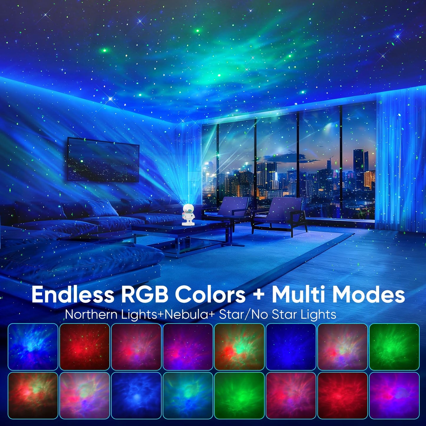 Star Projector Galaxy Night Light Projector,Astronaut Space Projector Starry Nebula Ceiling LED Lamp Light Projector Show for Party Bedroom Gaming Room Decor Aesthetic,Girls Boys Christmas Gift (Pink)