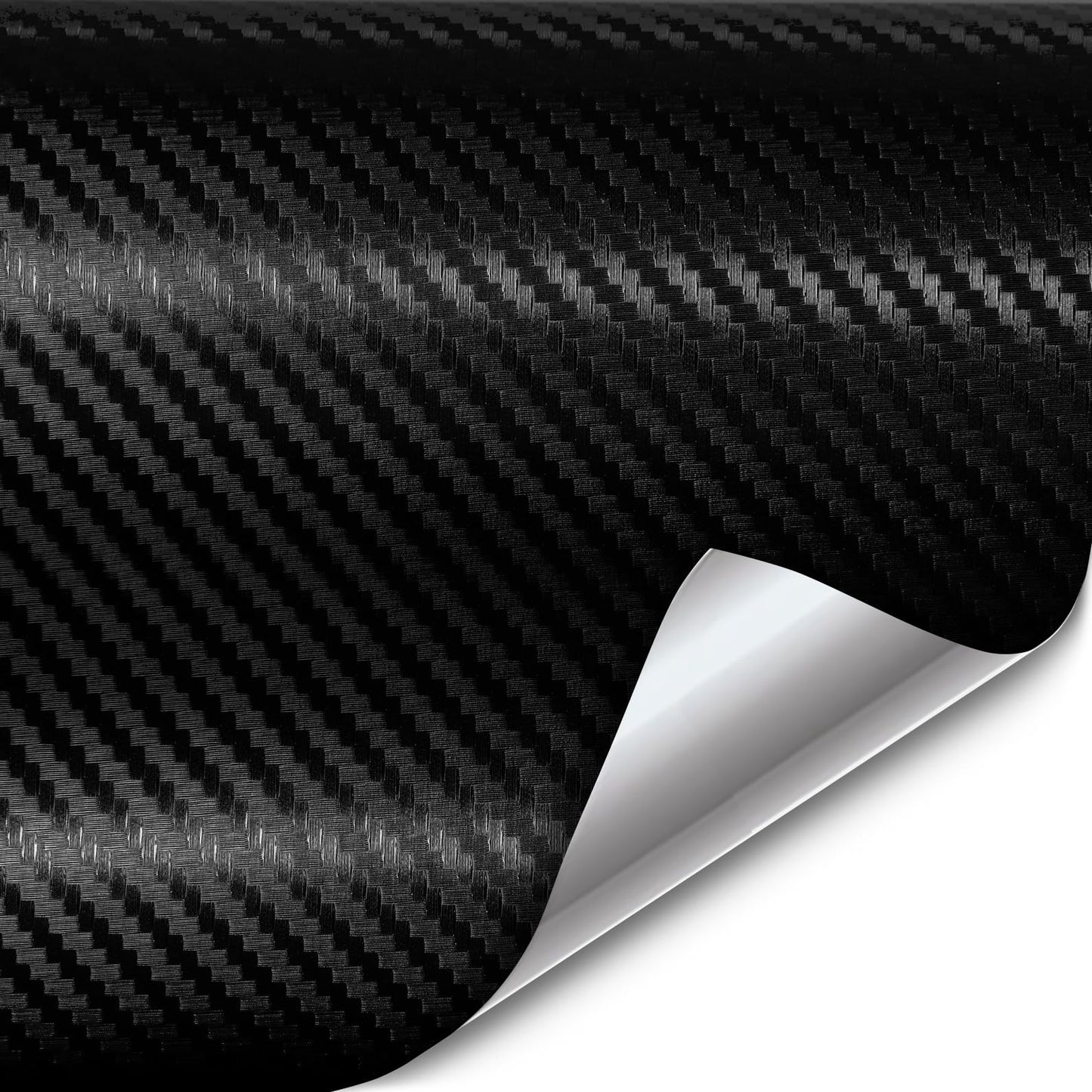 VVIVID® XPO Black Carbon Fiber Car Wrap Vinyl Roll with Air Release Technology (1.5ft x 5ft)